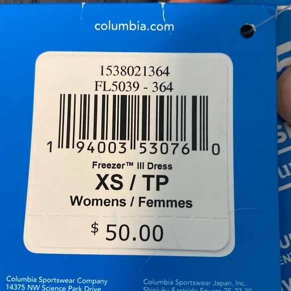 Columbia Freezer III dress extra small - Picture 4 of 4